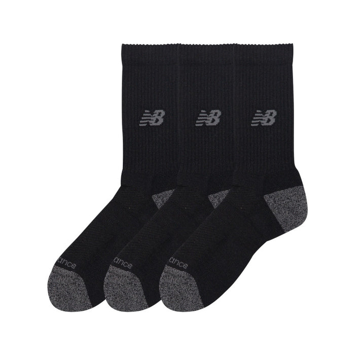 Active Crew Socks 6 Pack - Black
