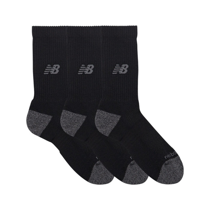Active Crew Socks 6 Pack - Black