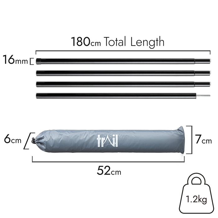 Adjustable King Pole Set