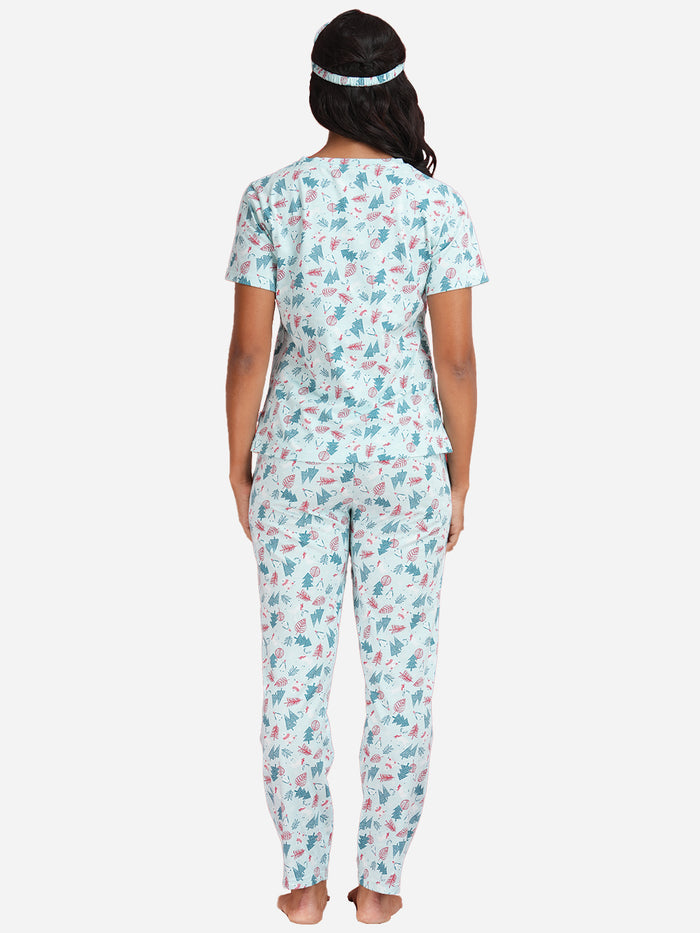 ALL THAT JINGLES -CHRISTMAS AOP HS PYJAMA SET