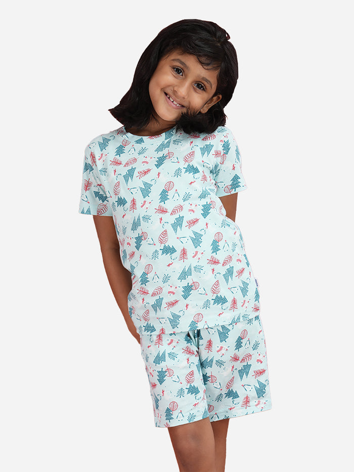 ALL THAT JINGLES -CHRISTMAS AOP SHORT PJ SET