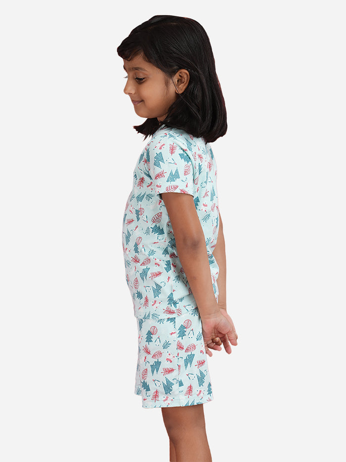 ALL THAT JINGLES -CHRISTMAS AOP SHORT PJ SET