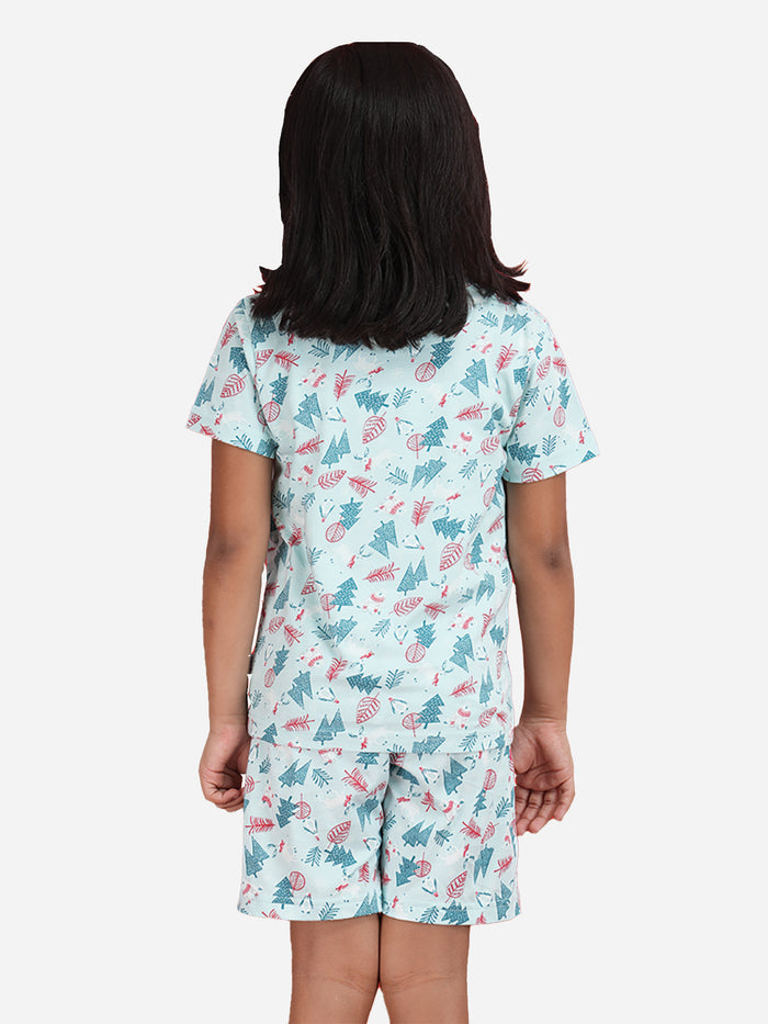 ALL THAT JINGLES -CHRISTMAS AOP SHORT PJ SET
