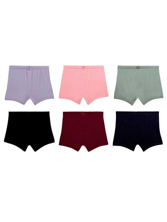 BABY 184 | Red rose Cotton Boxer Briefs – Soft Stretchable Comfortable Innerwear (PACK OF 6)