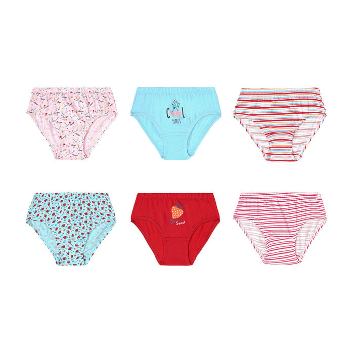 BABY 59 |Red Rose Soft & Stylish Baby Panties – 100% Cotton Comfort for Your Little One
