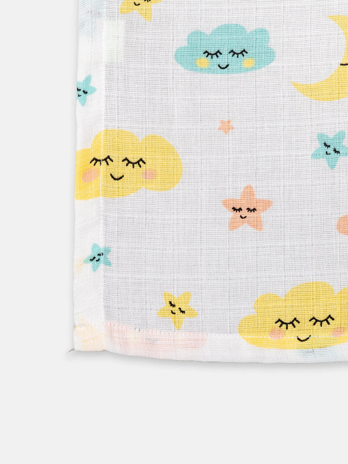 Babyclan Muslin Bath Towel | Soft, Lightweight & Gentle on Skin