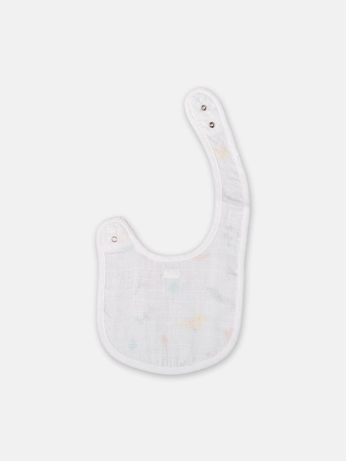 Babyclan Muslin Bibs – Pack of 2 | Soft, Absorbent & Gentle for Feeding Time