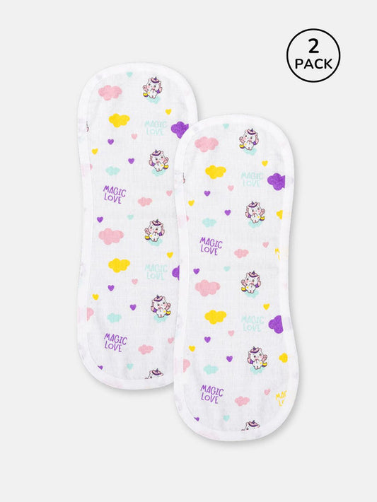 Babyclan Muslin Burp Cloth – Pack of 2 | Soft, Absorbent & Gentle for Newborns