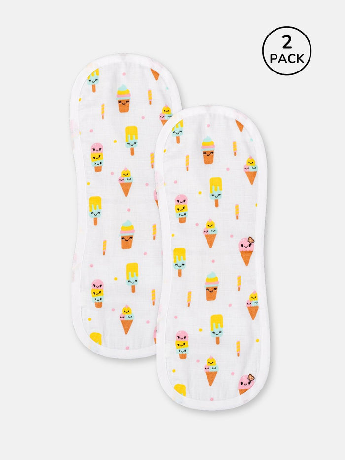 Babyclan Muslin Burp Cloth – Pack of 2 | Soft, Absorbent & Gentle for Newborns