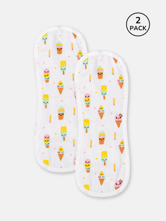 Babyclan Muslin Burp Cloth – Pack of 2 | Soft, Absorbent & Gentle for Newborns