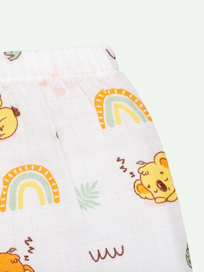 Babyclan Muslin Shorts - (Pack of 5)