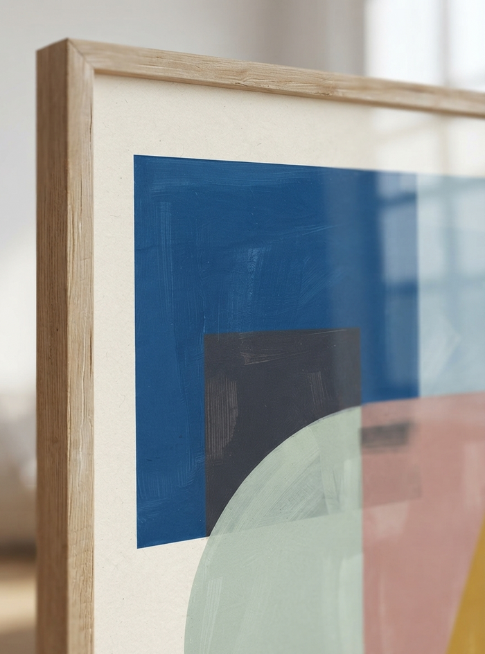 21x29.7 cm / 8x12" Framed | Oak Frame