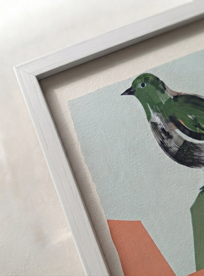 21x29.7 cm / 8x12" Framed | White Frame
