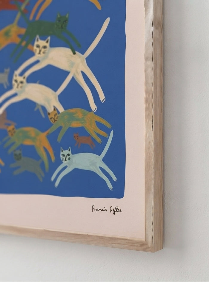 21x29.7 cm / 8x12" Framed | Oak Frame