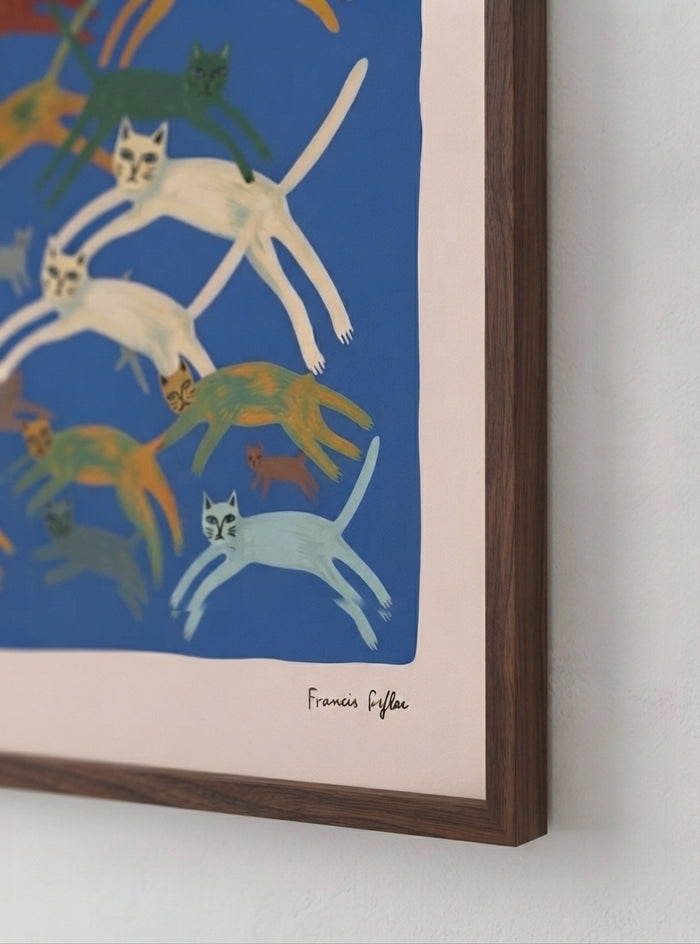 21x29.7 cm / 8x12" Framed | Brown Frame