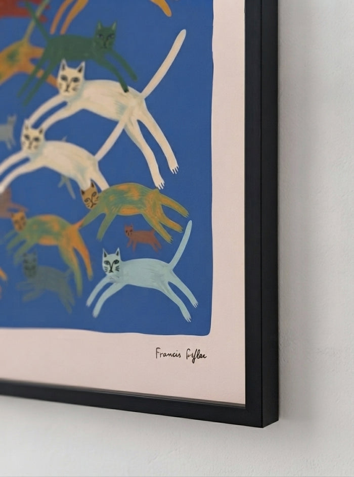 21x29.7 cm / 8x12" Framed | Black Frame
