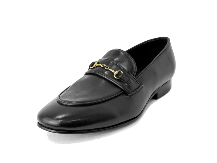 BLACK HORSEBIT LOAFER
