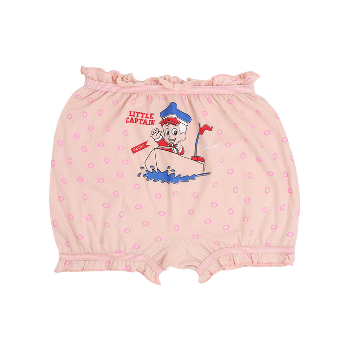 BLM 244|Redrose Girls' Cartoon Print Bloomers – Pack of 6 | Soft Cotton Comfort for Everyday Wear 🦄🌈