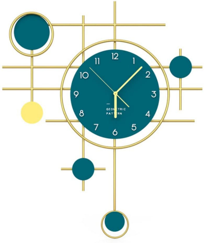 Blue antique designer wall clock