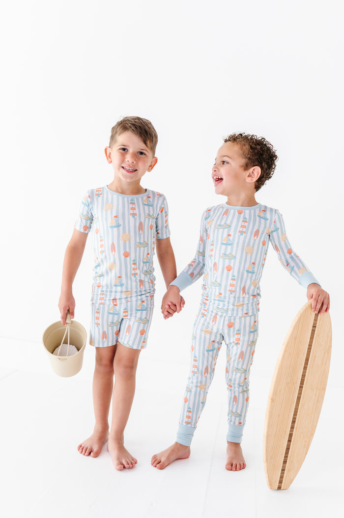 Boardwalk Buddies Blue Pajamas Sets