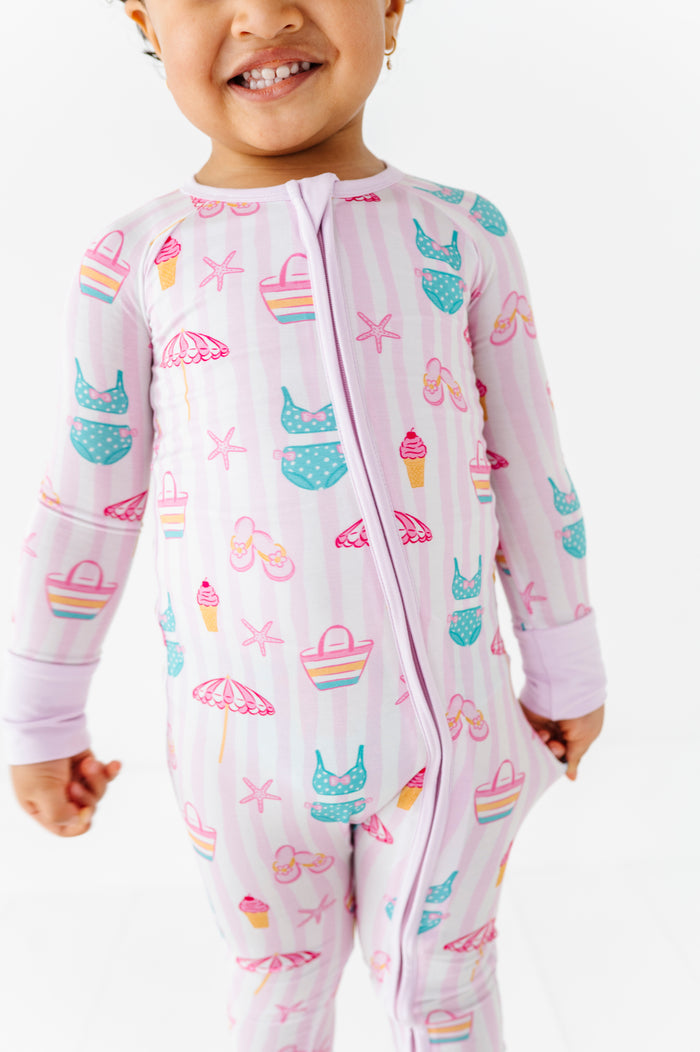 Boardwalk Buddies Convertible Footies Bamboo