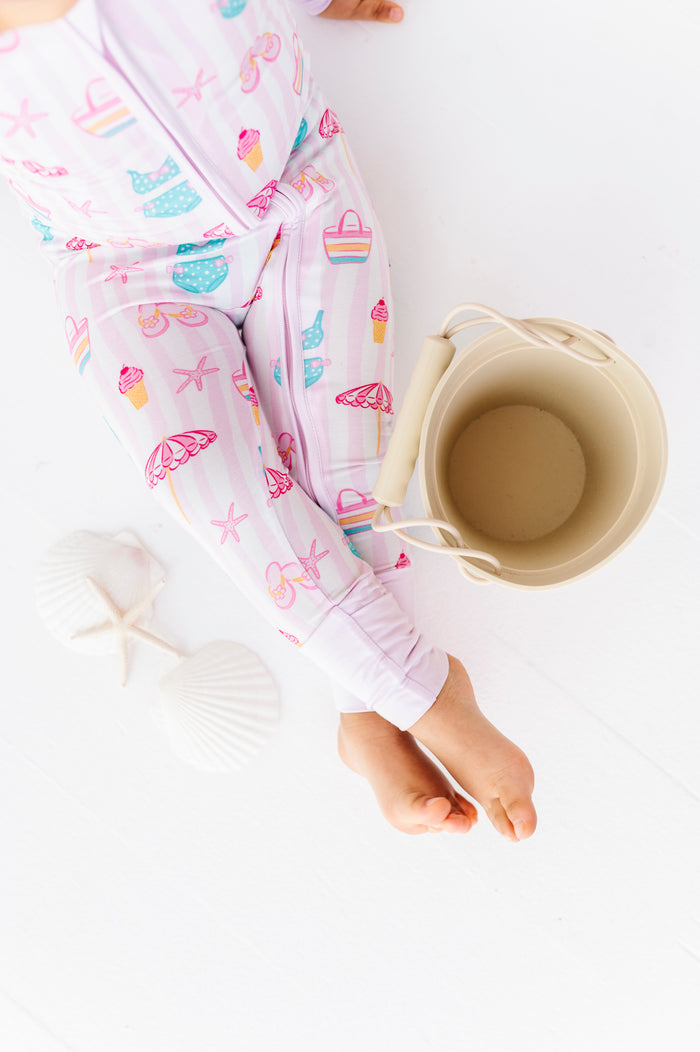 Boardwalk Buddies Convertible Footies Zipper