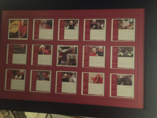 Bob Knight Framed Coach Timeline Collage, Steiner LOA - Vintage Indy Sports