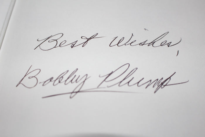Bobby Plump Autographed HB Book, Last of the Small Town Heroes - Vintage Indy Sports