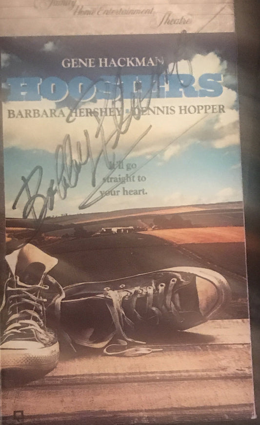 Bobby Plump Autographed Hoosiers VHS Video Tape - Vintage Indy Sports