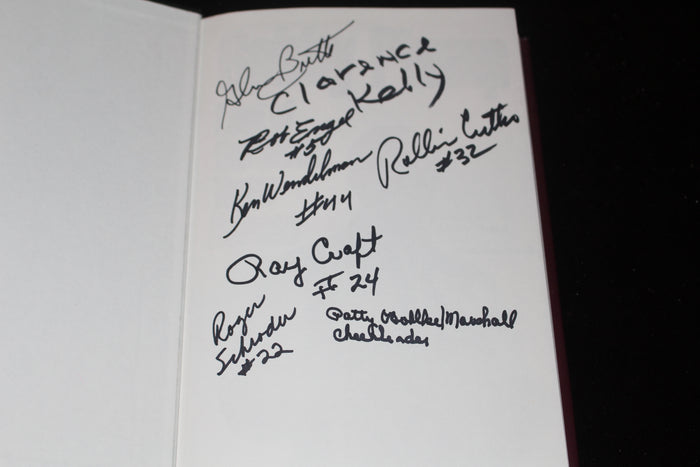 Bobby Plump HB Book Signed by 1954 Milan HS Team Members - Vintage Indy Sports