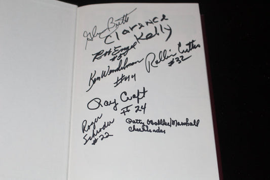 Bobby Plump HB Book Signed by 1954 Milan HS Team Members - Vintage Indy Sports