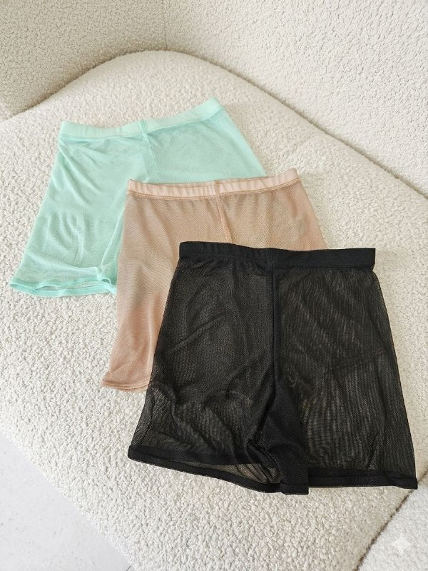 Booty Mesh Shorts for Pole Dance & Festivals, Transparent Shorts