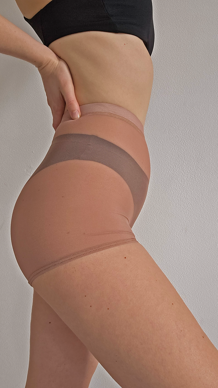 Booty Mesh Shorts for Pole Dance & Festivals, Transparent Shorts