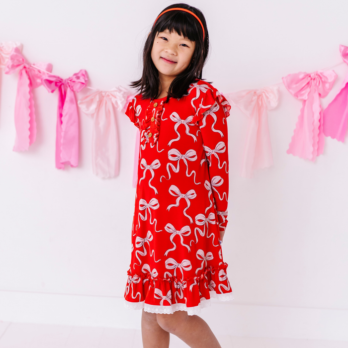 Bow Much Love Gown