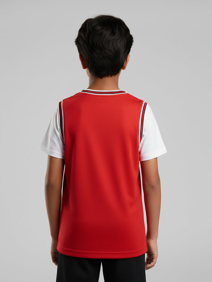 Boys AirDrift Red Stripe Detailed Tee