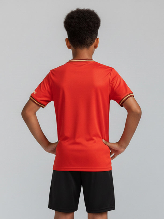 Boys AirDrift Red Stripe Detailed Tee