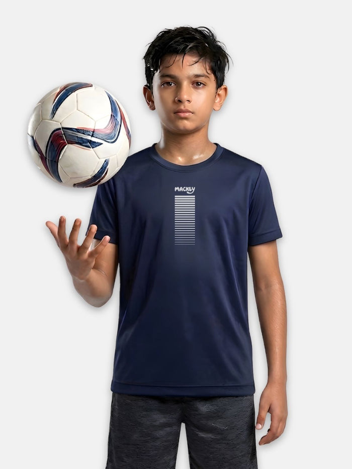 Boys AirDrift Sports T-Shirt - Navy