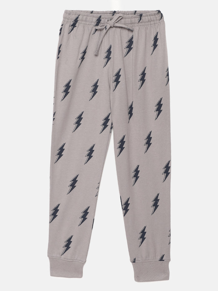Boys AOP Printed Cotton Pants