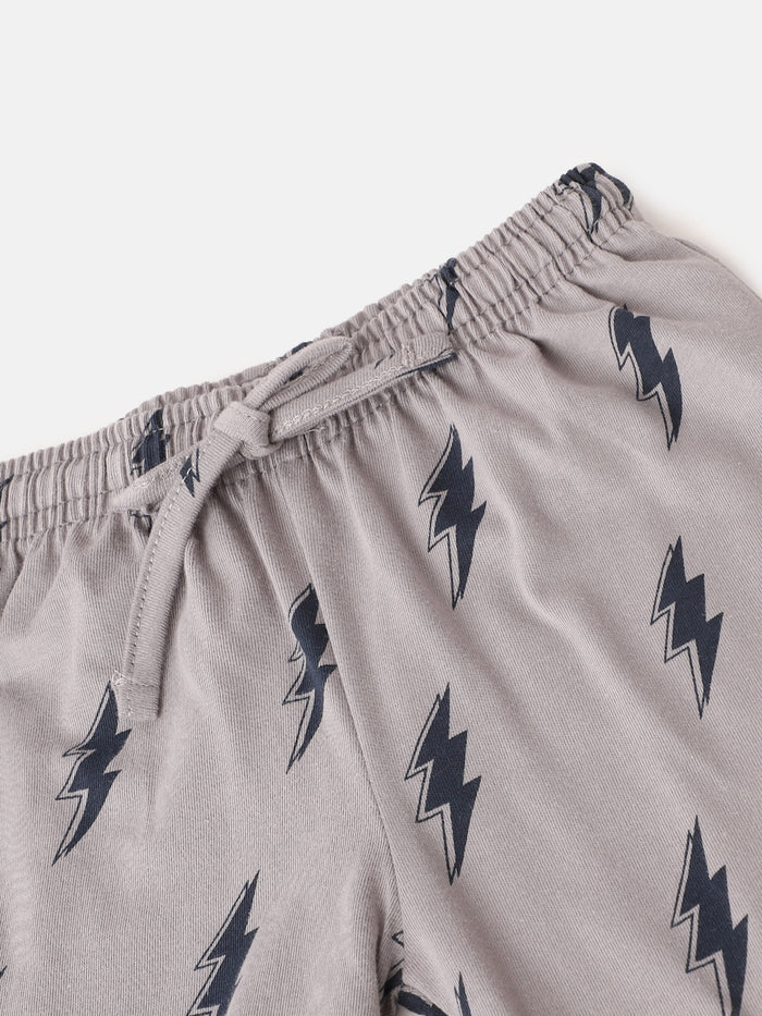 Boys AOP Printed Cotton Pants