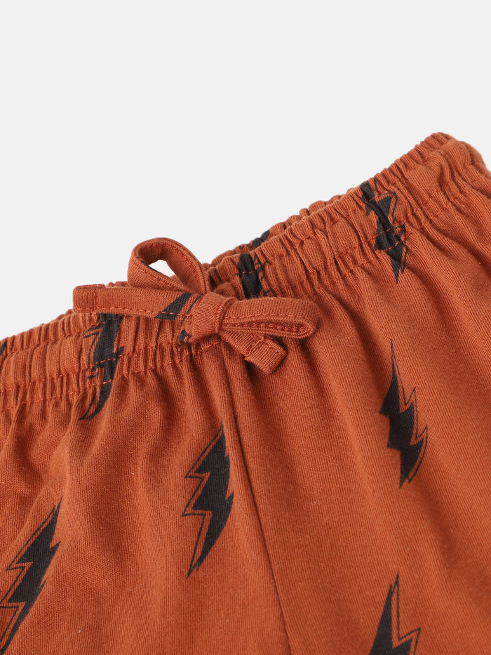 Boys AOP Printed Cotton Pants