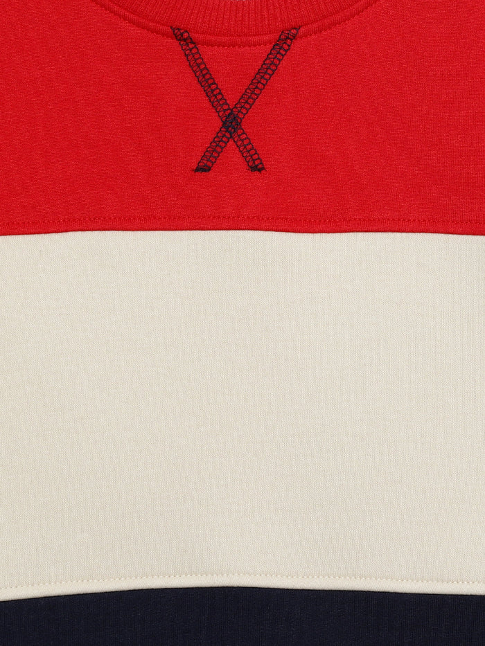 Boys Colorblocked Cut and Sew Sweatshirt
