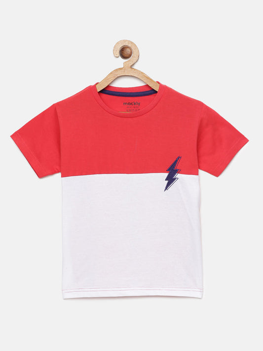 Boys Cut & Sew Printed T-Shirt