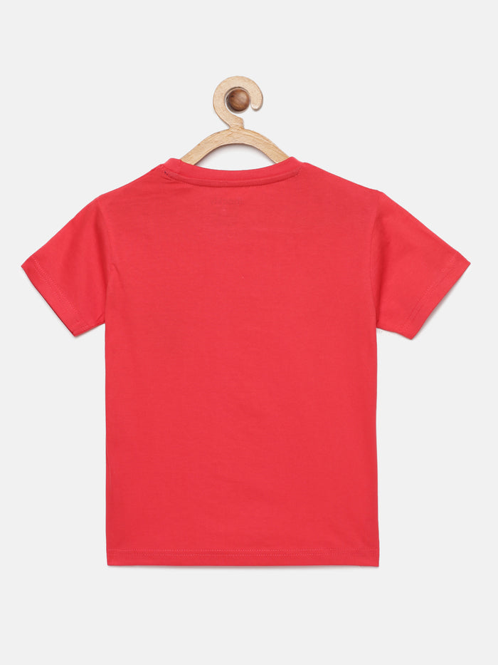 Boys Cut & Sew Printed T-Shirt