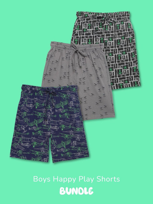 Boys Happy Play Shorts Pack