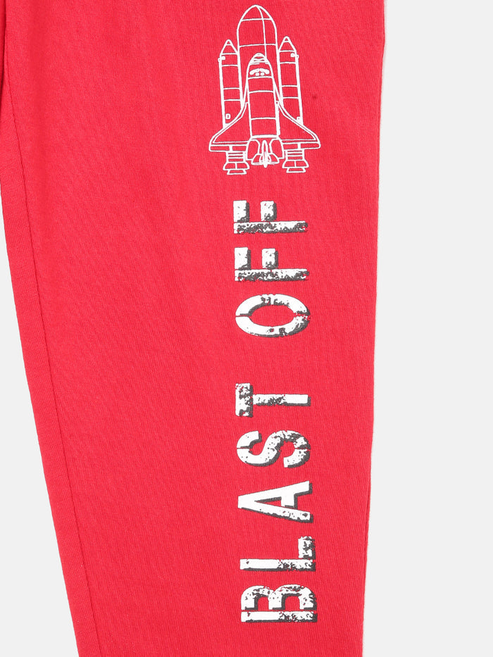 Boys Printed Cotton Pants