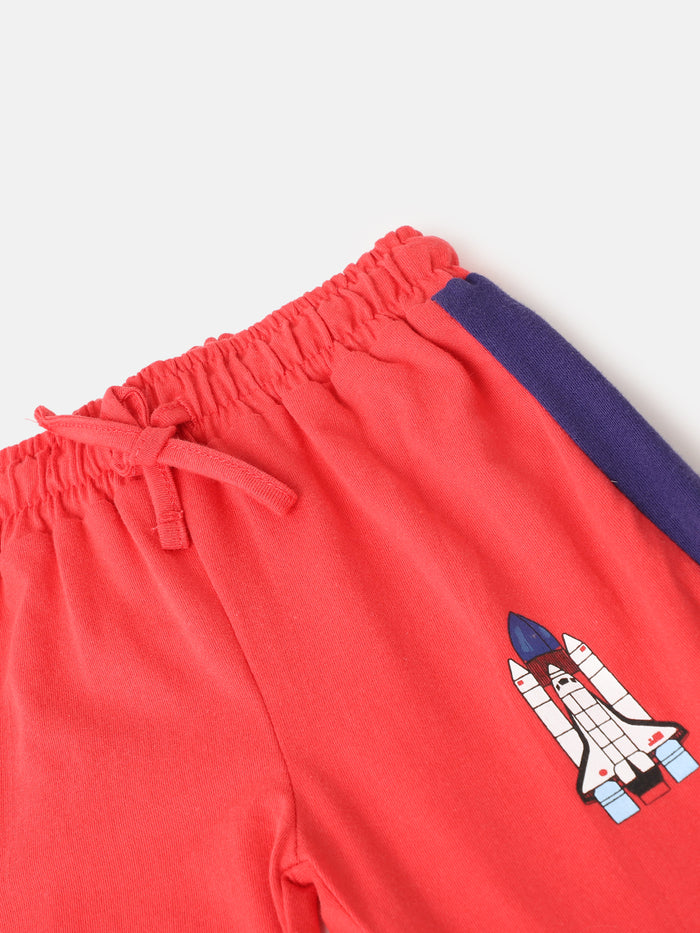 Boys Printed Cotton Pants