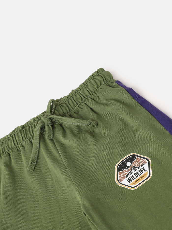 Boys Printed Cotton Pants