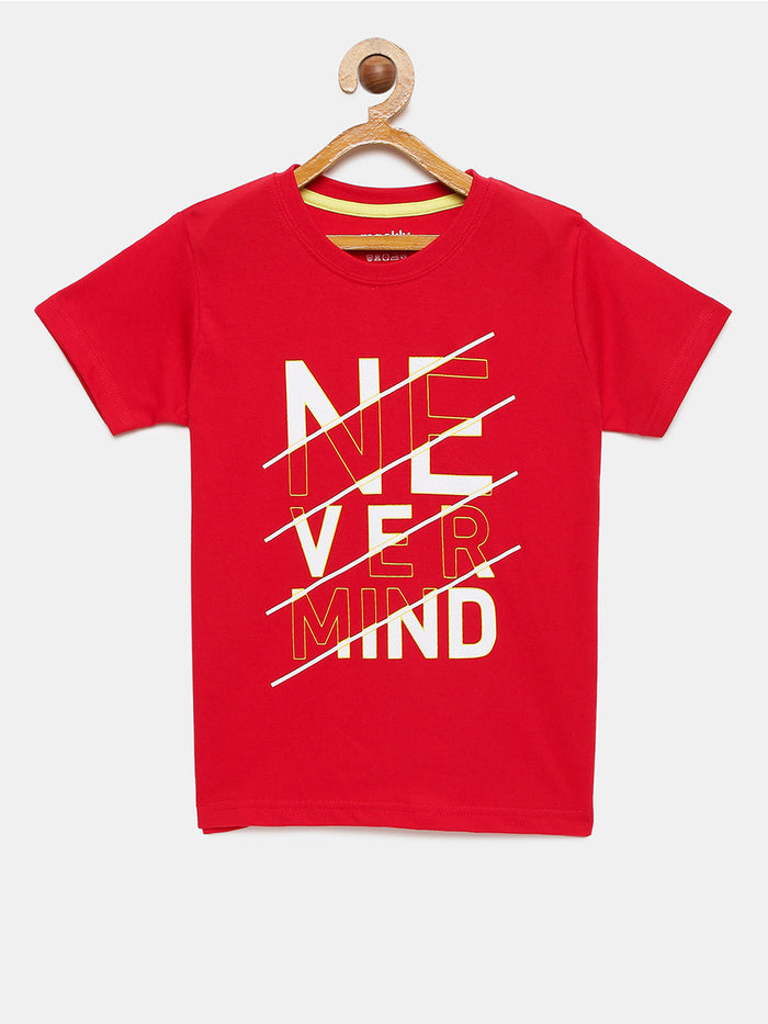 Boys Printed Cotton T-Shirt