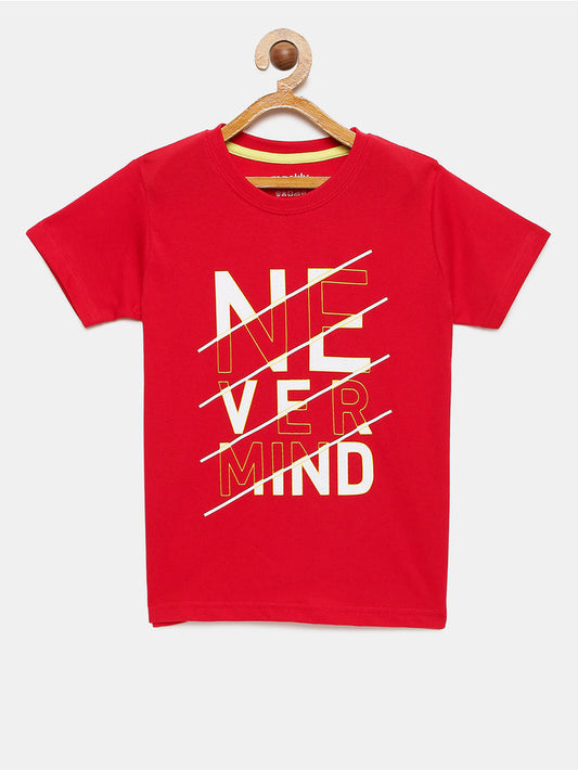 Boys Printed Cotton T-Shirt
