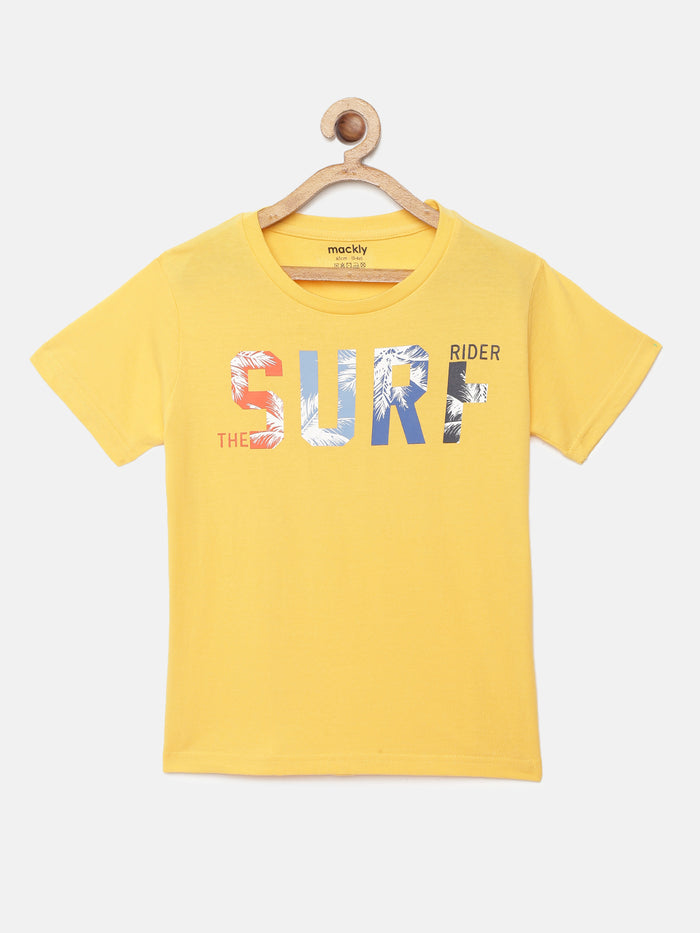 Boys Printed Cotton T-Shirt